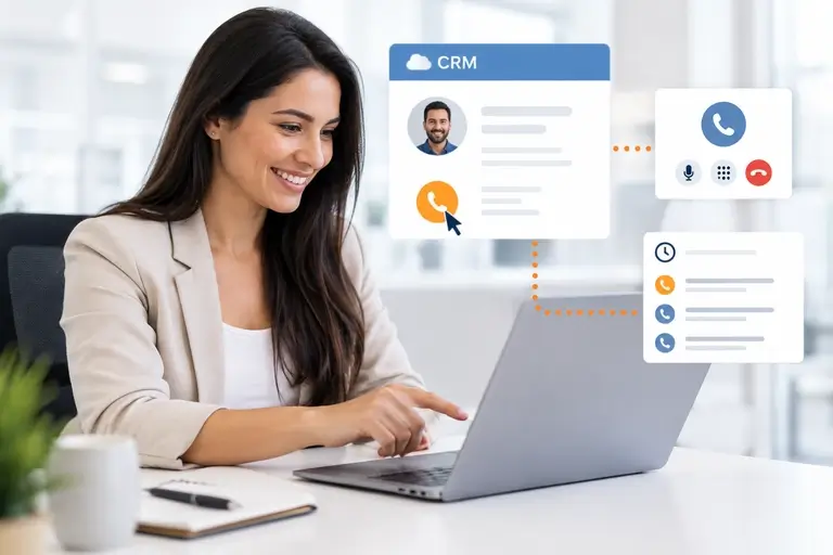 CTI para Meetime com click-to-call integrado ao CRM