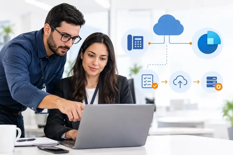 PABX com Microsoft Dynamics 365 avaliado antes da migração