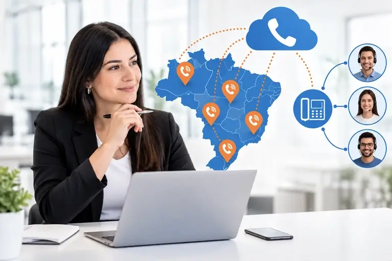 Telefonia para Nectar CRM com portabilidade e números por DDD