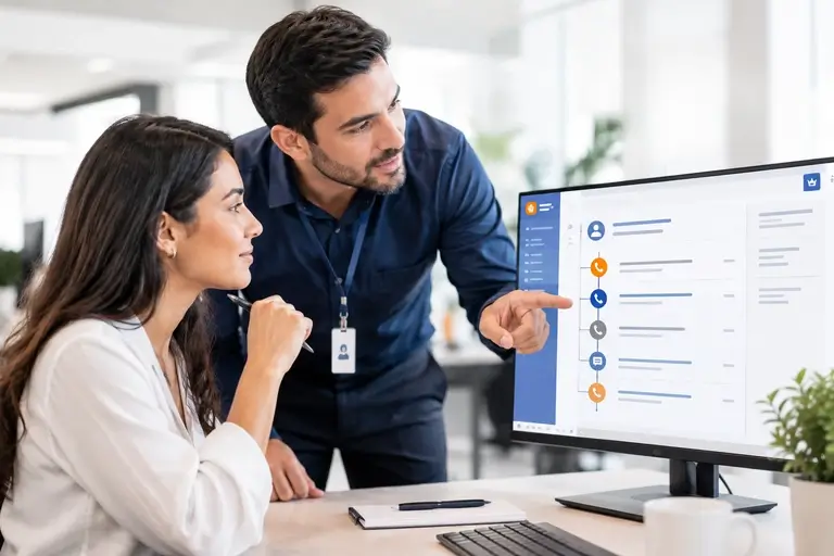 Telefonia para Nectar CRM centralizando o histórico de uma oportunidade