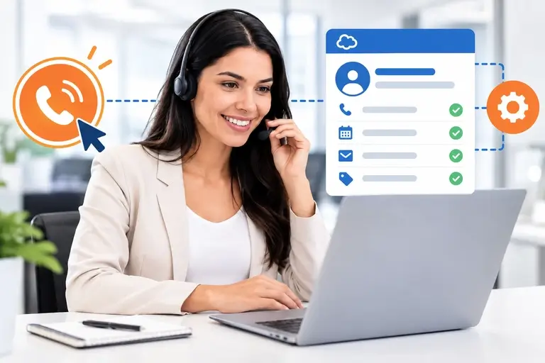 Integração de Chamadas com NectarCRM reduzindo registros manuais