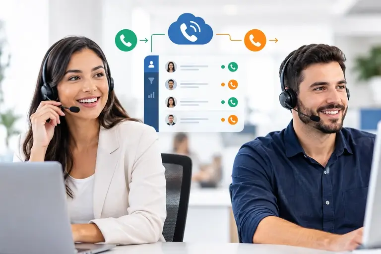 Telefonia para Pipedrive operando chamadas ativas e receptivas