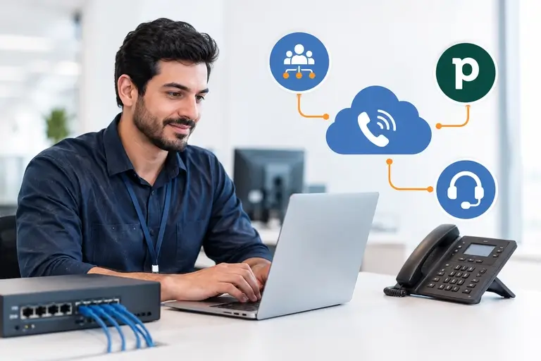 Integração SIP Pipedrive conectando ramais, telefonia e CRM