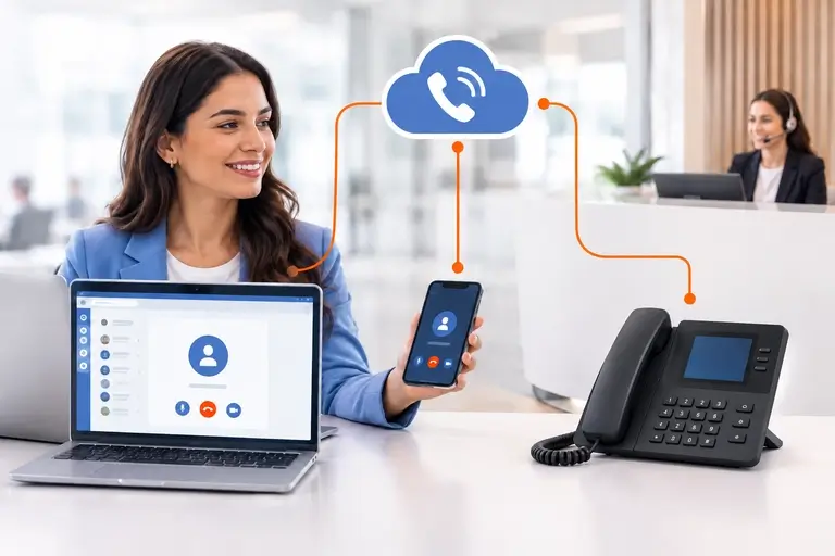 Telefonia IP com RD Station em webphone, softphone e telefone IP