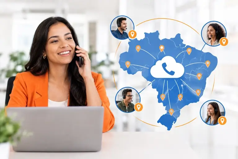 PABX Integrado ao RD Station CRM com números em diferentes DDDs