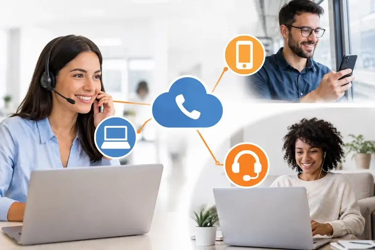 Telefonia IP com RD Station conectando equipes híbridas e remotas