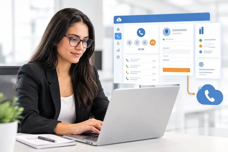 Componente de Telefonia Salesforce em LWC com interface personalizada