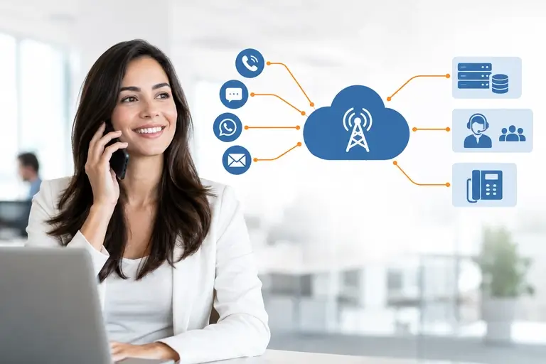 Integração SIP SAP Customer Experience conectando números e canais de voz