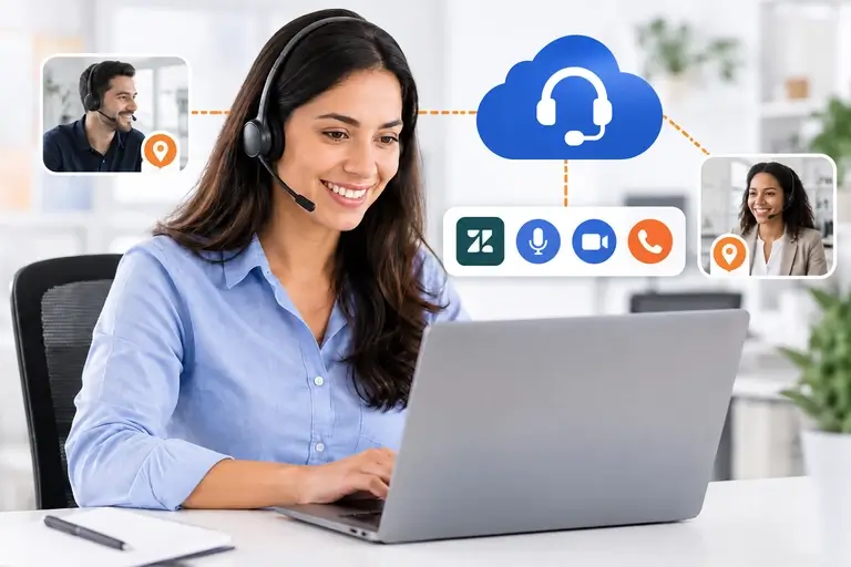 Telefonia IP com Zendesk via WebRTC para atendimento no navegador