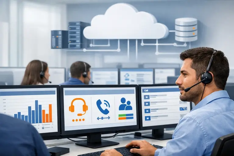 Equipe monitorando Integração TTS com Telefonia em operação escalável